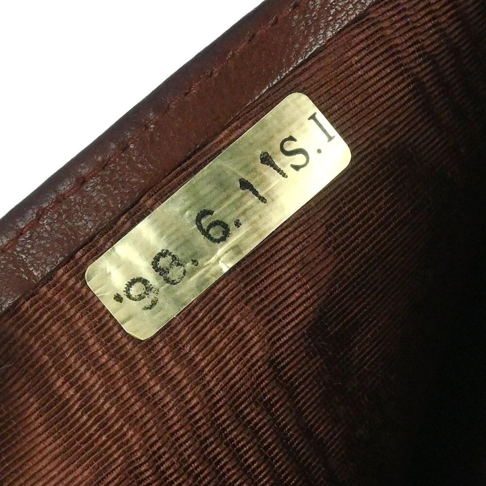 Chanel Long Bifold Wallet Purse Brown Calfskin - Picture 7 of 8